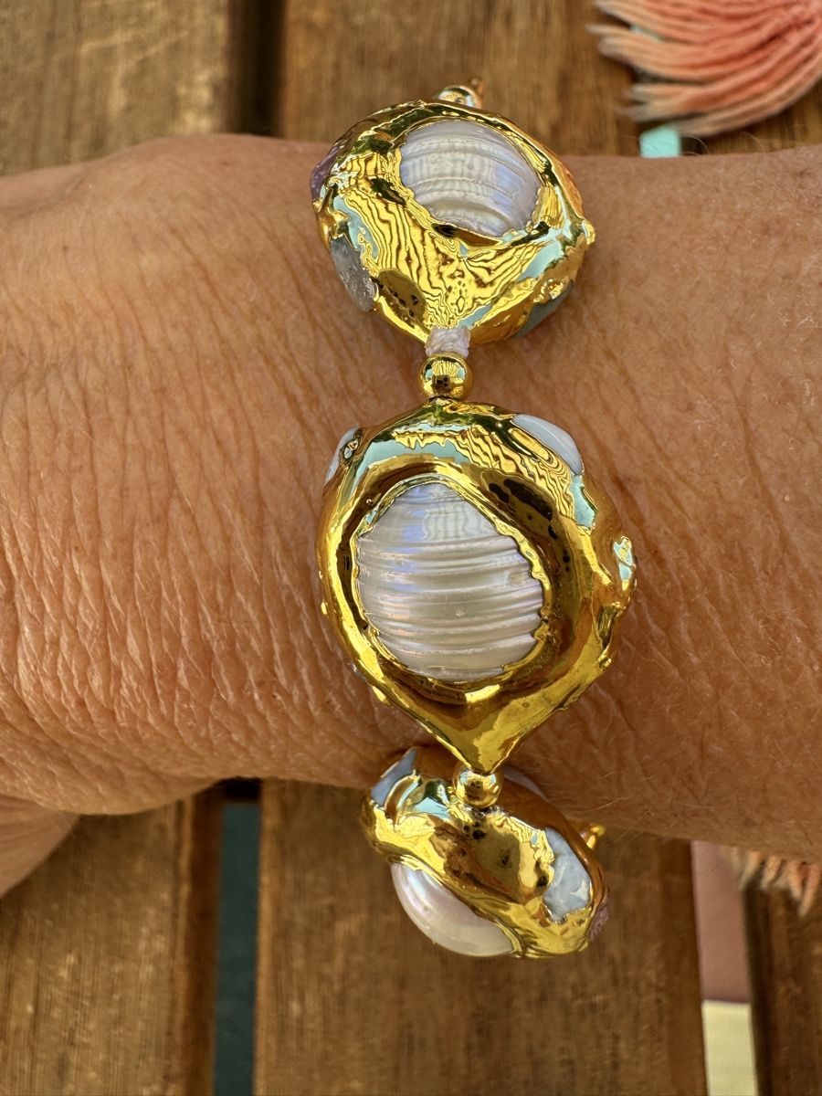 Bracciali & Braccialetti: Perlenarmband mit larimar – Nuovo (secondo la descrizione) da Zürich venduto da funkelnderstern 3
