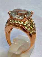 Prasiolith Fingerring