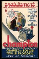 Reklame Champion, Appareil de Controle
