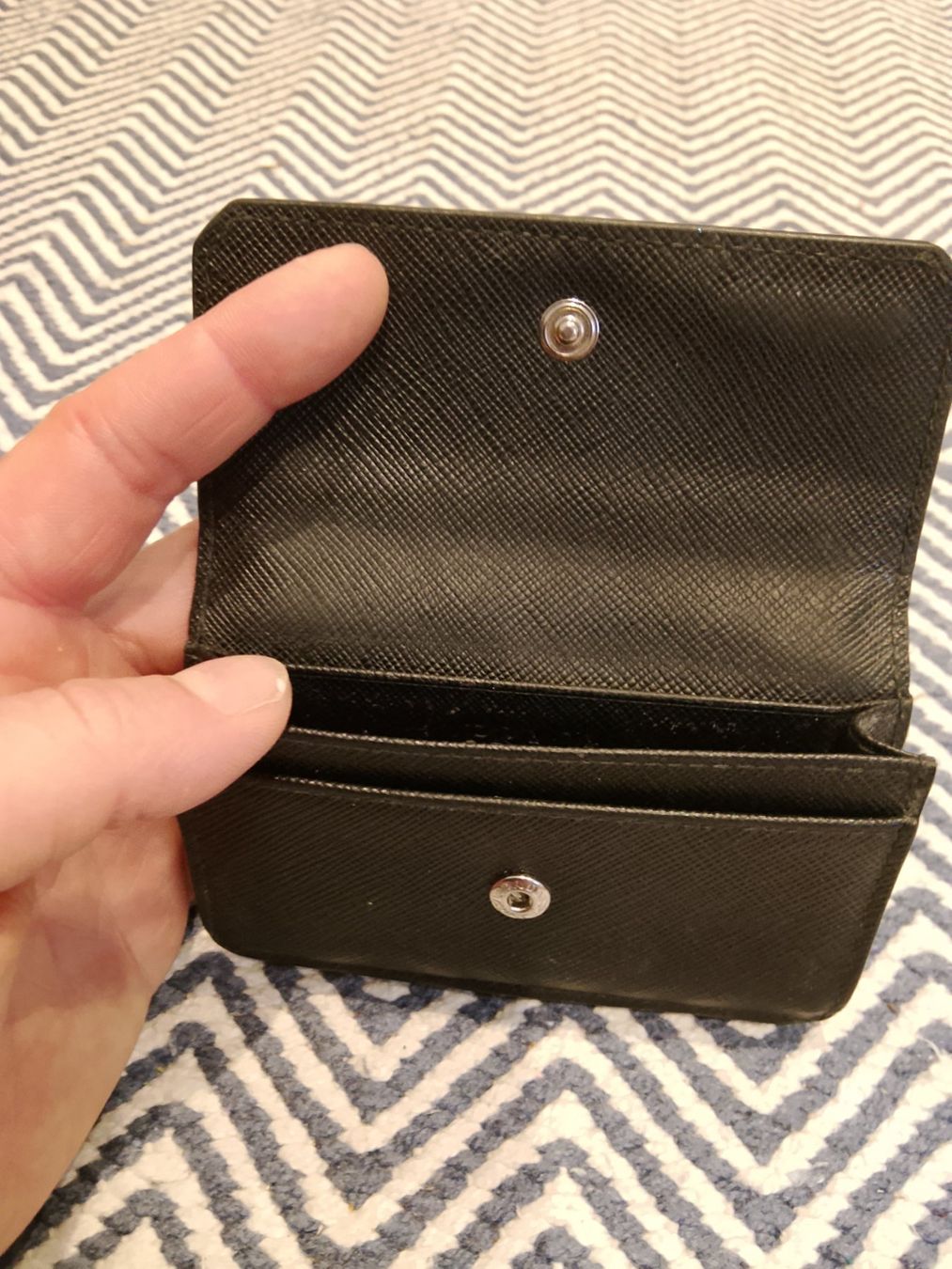 Prada Portefeuilles: Portemoinne  PRADA Leder schwarz – D'occasion à Bellikon par MellonCollieMitTwint 3