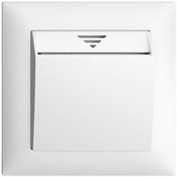 Interrupteur Hotelcard ENC 250VAC 1L EDIZIOdue blanc