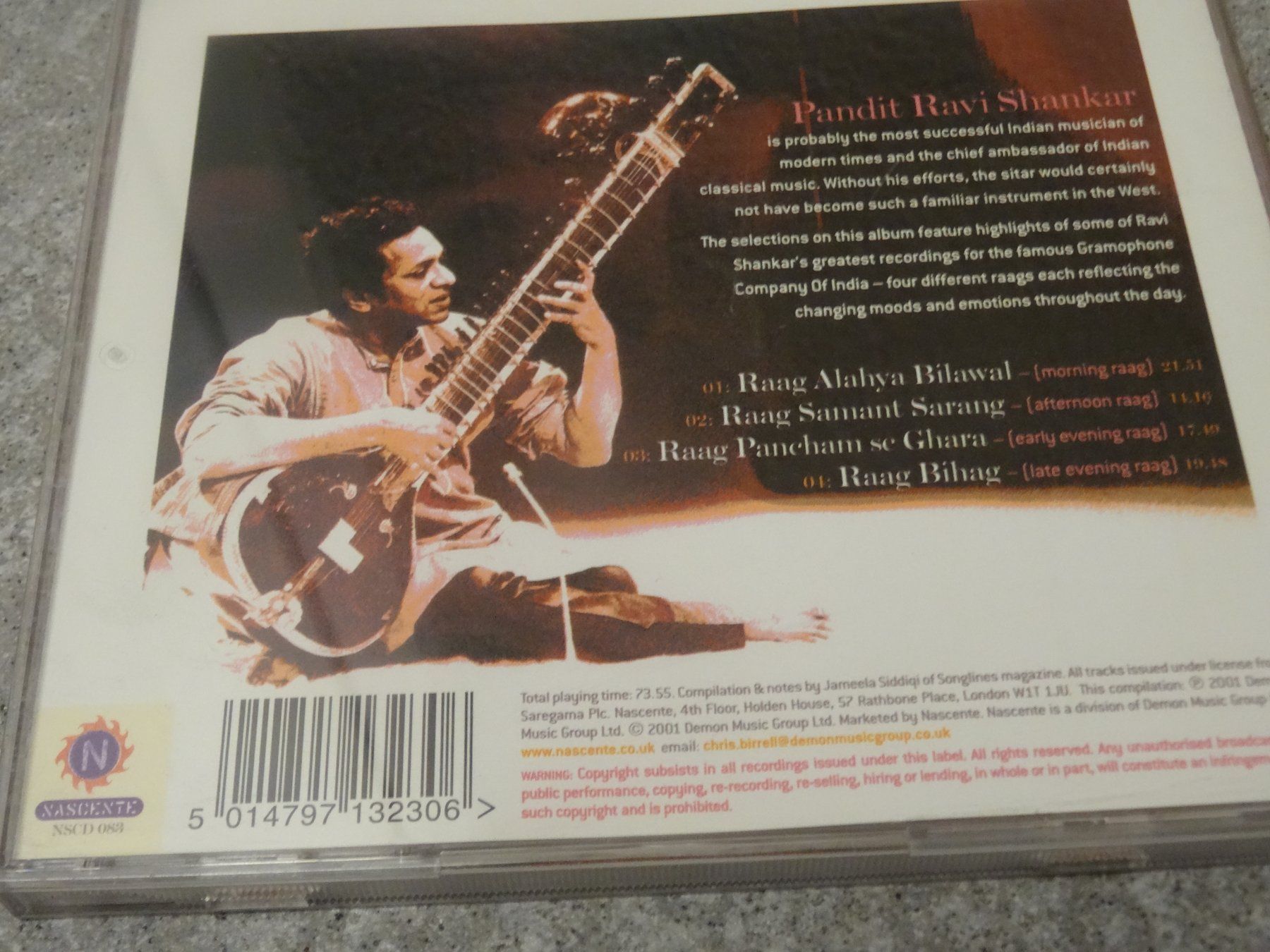 CDs: Ravi Shankar - Master of Sitar CD – Gebraucht aus Olten von Disc-Ausverkauf 1