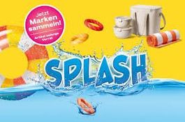 1 volle Sammelkarte mit 40 Sammelkleber Märkli Coop Splash