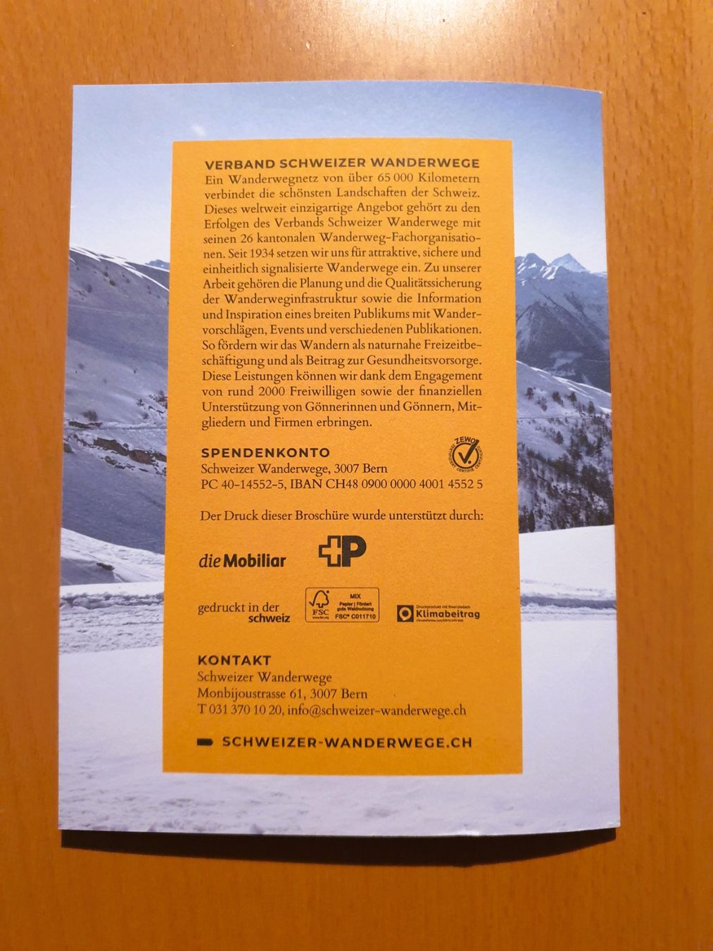 Cartine & Atlanti: SCHWEIZER WANDERWEGE / WANDERFÜHRER / WINTER 2024/25 – Usato da Brüttisellen venduto da Nighttrain 3