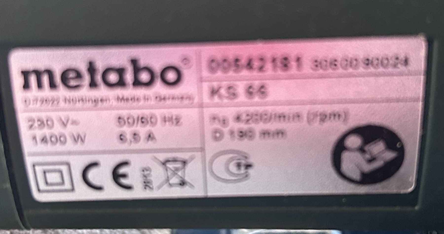 Alle Maschinen: Metabo Handfräse mit Schiene – Gebraucht aus Gansingen von Husner 4