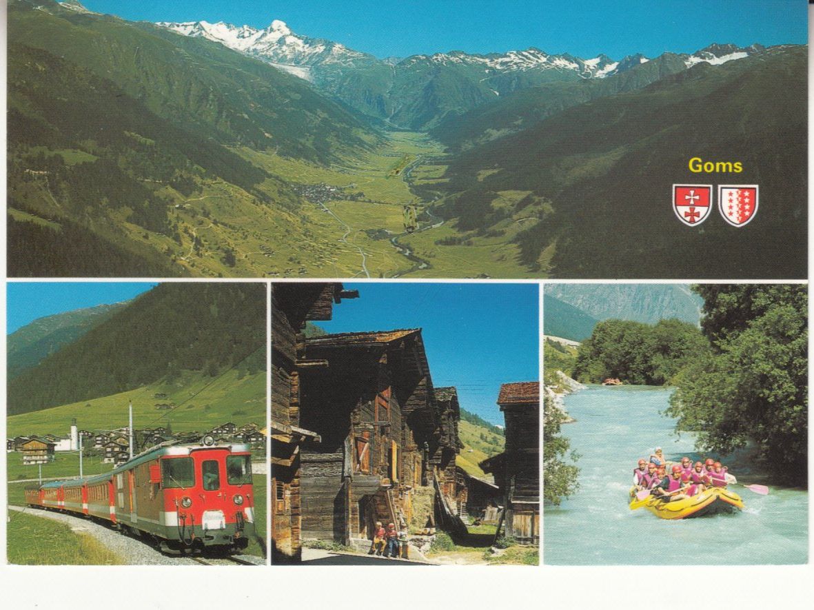 Ansichtskarten: Goms ca. 1980 – Gebraucht aus Bürglen TG von StampGraf
