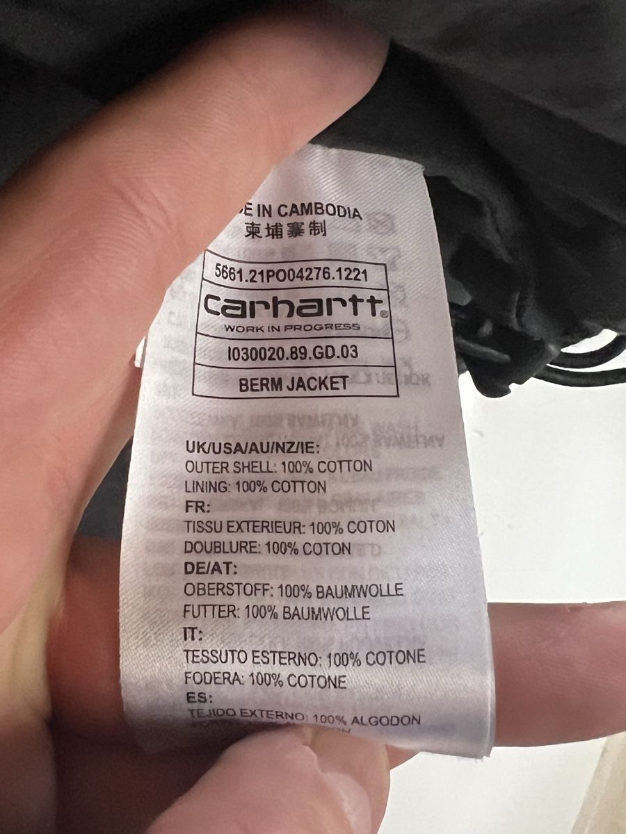 Carhartt Giacche: Carhartt Übergangsjacke Black New Large – Nuovo (secondo la descrizione) da Bern venduto da BestBrandSeller89 2