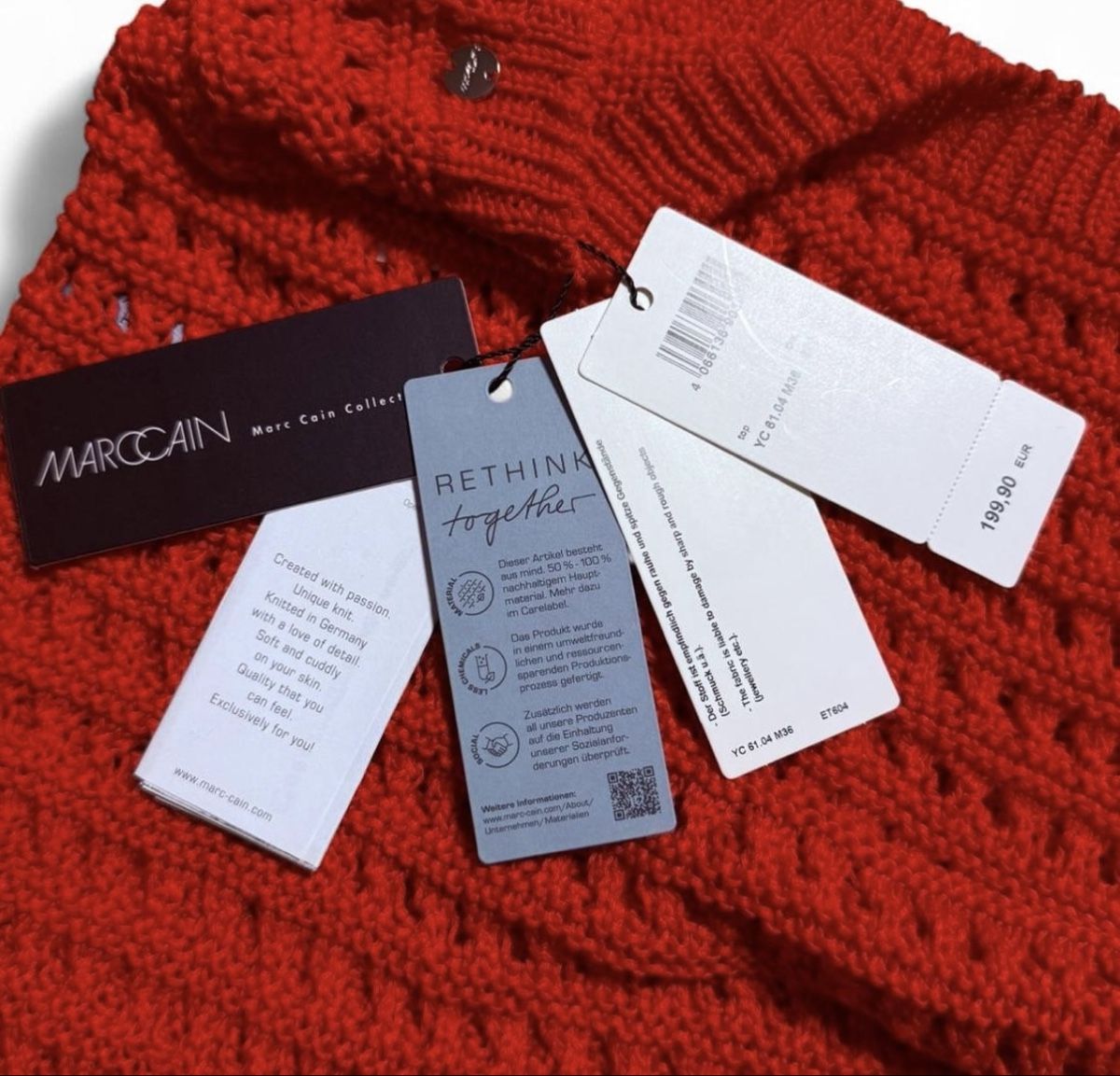 Marc Cain Top: Top – Nuovo e nell'imballaggio originale da Bern venduto da Melodie0812 5