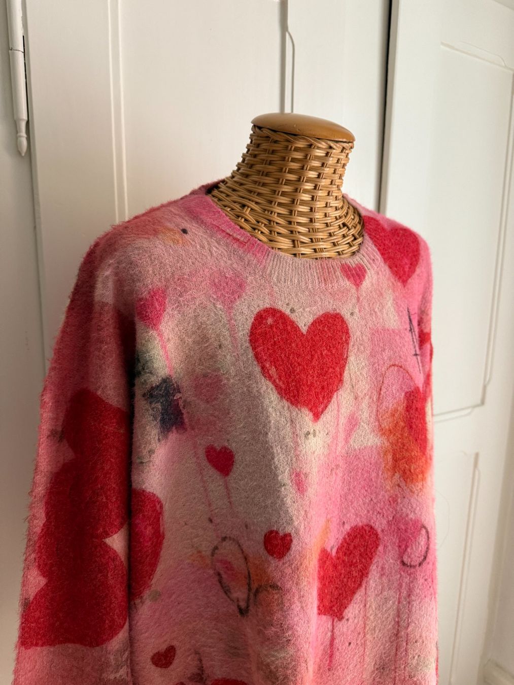 Maglioni & Felpe: Pullover bunt mit Herzen 3XL – Usato da Zürich venduto da Diazaio 1