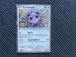 Pokemon Pummeluff Shiny Paldean Fates near Mint