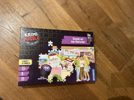 Krimi Puzzle Die drei ‼️❗️Skandal auf Reitturnier 200 Teile