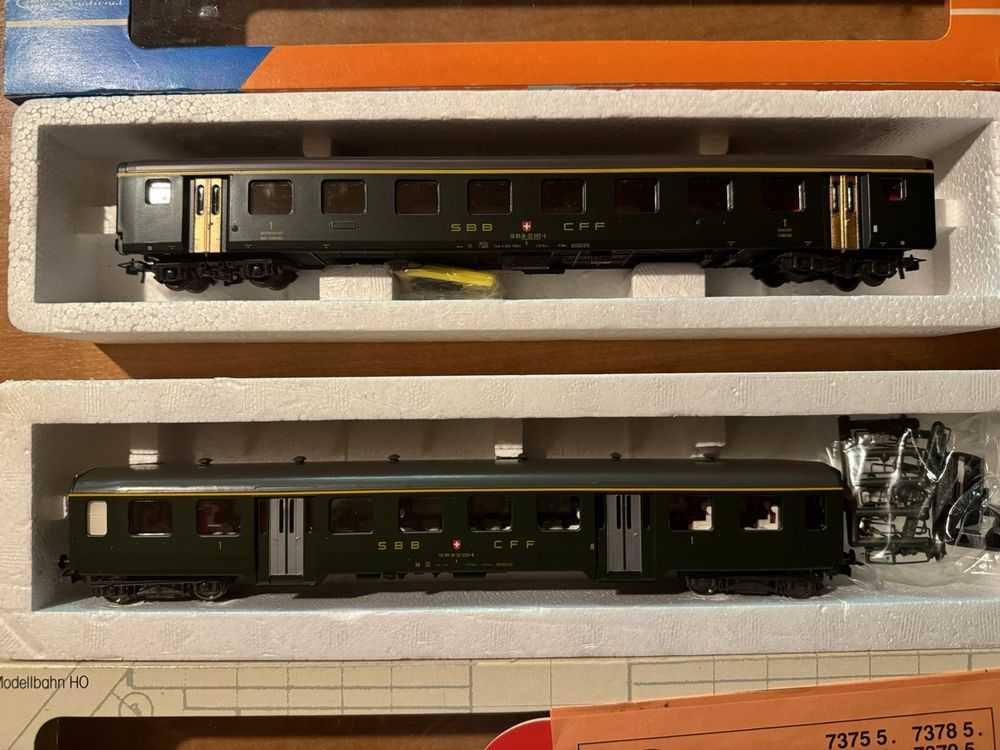 Voiture De Train Miniature Roco – Voiture FS Classe 1, Modèle D'occasion