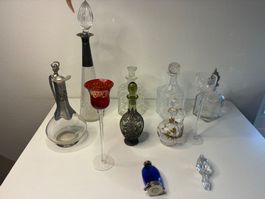 Carafes cristal et verre