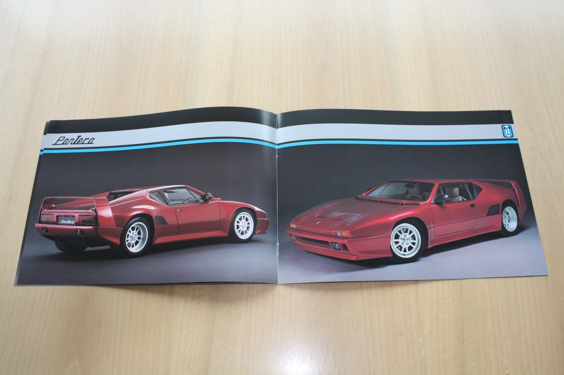 De Tomaso Documenti: De Tomaso Pantera Prospekt – Usato da Wikon venduto da erwin400 2