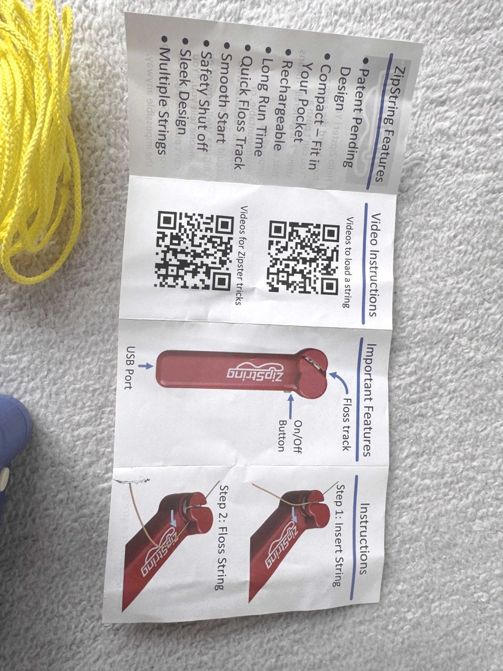 Spielzeuge: ZipString Original magic Gadget usb power – Gebraucht aus Zürich von Malco0 4