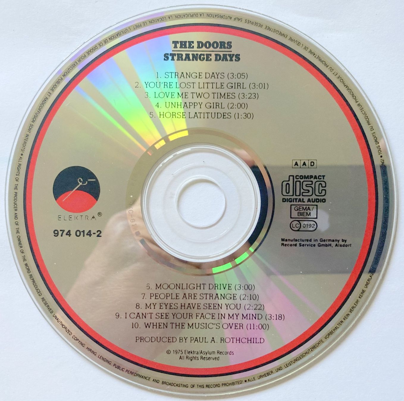 CD: THE DOORS - STRANGE DAYS – Usato da Bottens venduto da hotter-than-hell 2