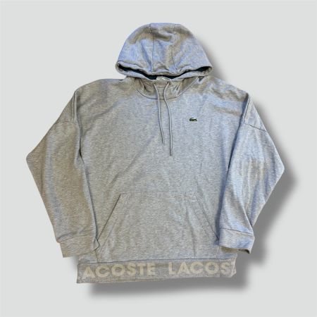 Lacoste classic grey hoodie retro Pullover Kaputze pull