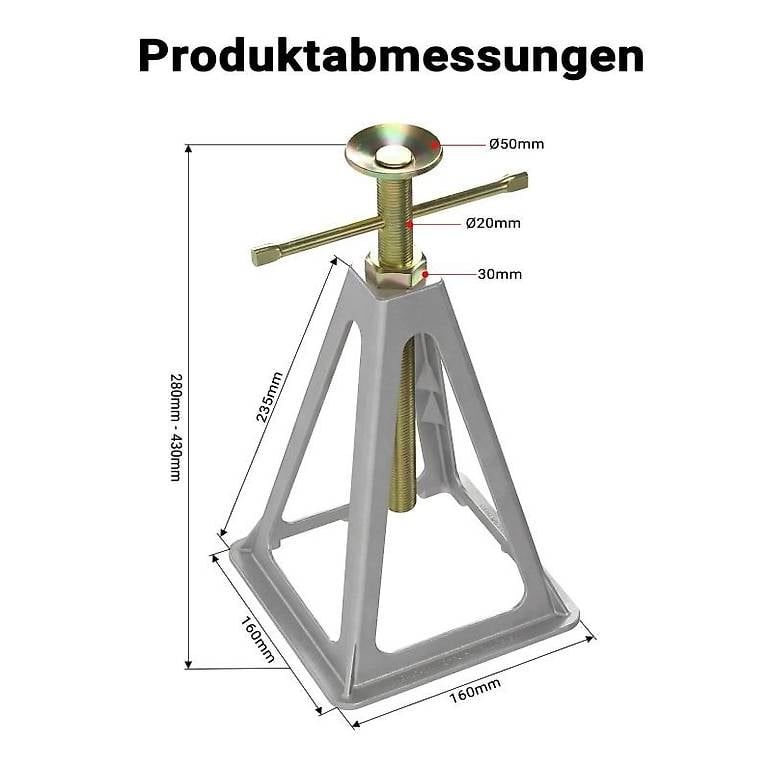 Piattaforme elevatrici & Crick: Wiltec Lot de 4 Trétaux de stabilisation – Usato da Colombier NE venduto da mim_k8mq 3
