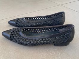 Neuwertig: Paul Green Ballerinas, geflochten