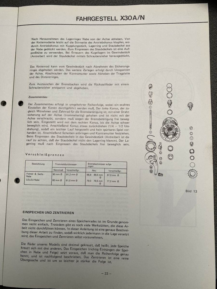 Puch Ciclomotori: Puch Original Handbuch X30 A/N – Usato da Schwadernau venduto da Spitz64 5