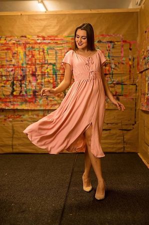 Wunderschönes rosa Kleid Sommer S