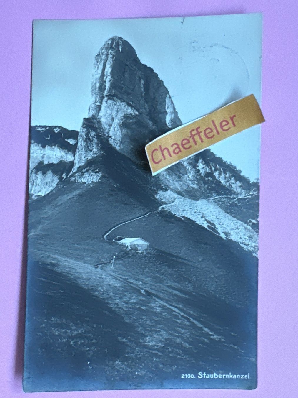 Ansichtskarten: 1917  2100 Staubernkanzel – Gebraucht aus Zürich von Chaeffeler