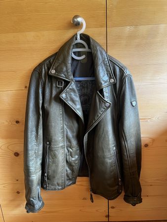 Gipsy Herren Lederjacke Grösse S – Oliv – kaum getragen