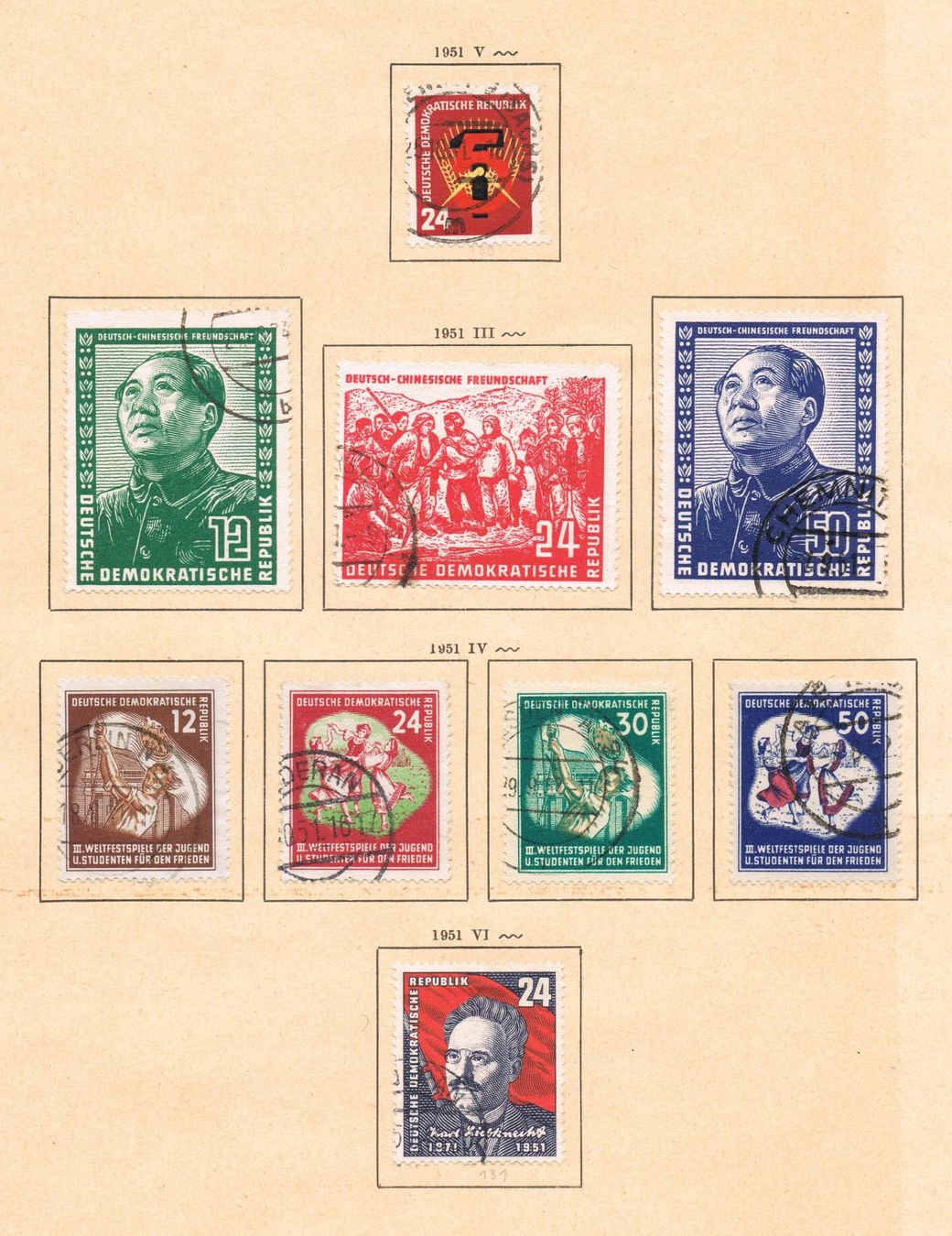Tutti i francobolli: komplette DDR Sammlung – Usato da Biberstein venduto da Jura39 2