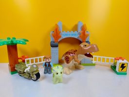LEGO DUPLO 10939 Jurassic World T-Rex & Triceratops Komplett