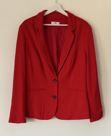 Peter Hahn Blazer Gr. 42 rot - Top Zustand 