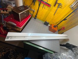 Lampe mit Halterung zum Dias anschauen.