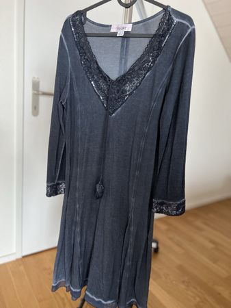 TESINI Kleid, Gr. 38 M / L dunkelblau