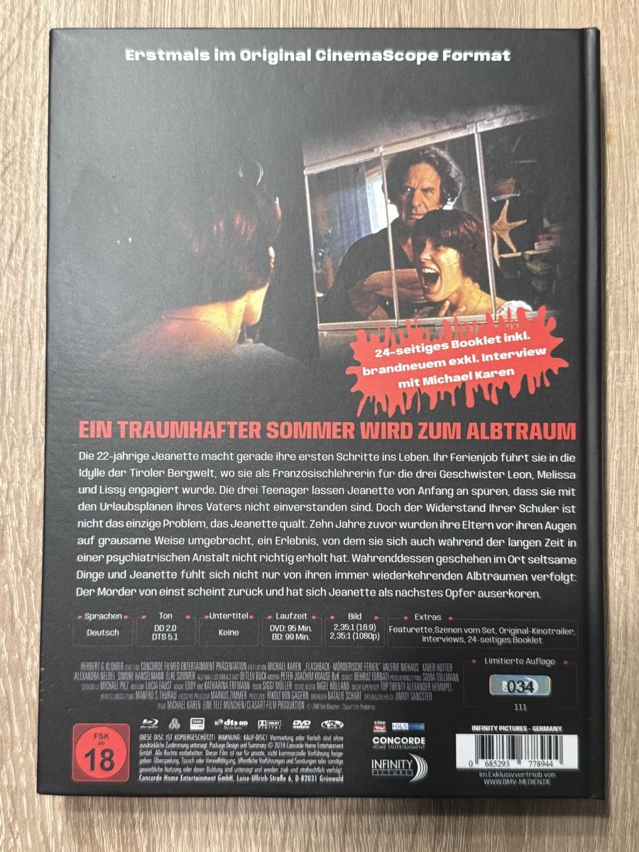 Tutti i DVDs: Flashback - Mediabook - wie neu – Nuovo (secondo la descrizione) da Stein am Rhein venduto da ricks0r 1