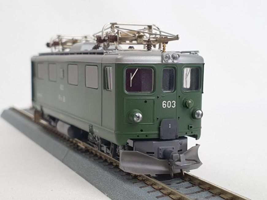 Bemo Modelleisenbahnen: Bemo 1252 115 RhB Ge 4/4 603 "Badus" analog, Ersatzver. – Gebraucht aus Seon von voAllBah 4