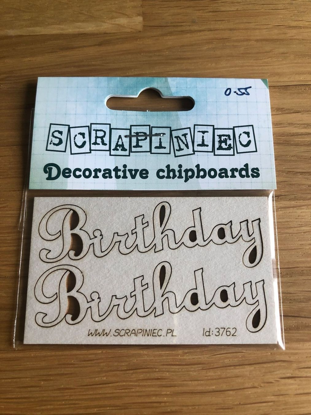 Toutes les décorations: Chipboard "Birthday" - P – Neuf (Voir description) à Neukirch (Egnach) par muolen