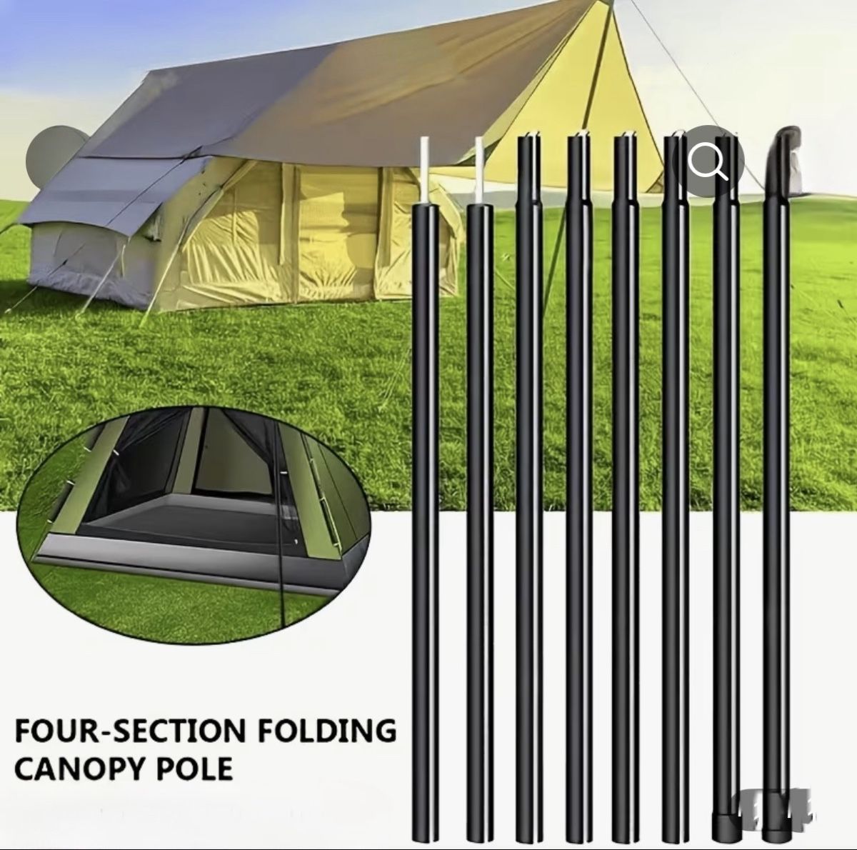 Zelte: DIV.ZELT+ VORZELT STANGEN NEU⛺️ – Neu (gemäss Beschreibung) aus Rickenbach b. Wil von paffy 8