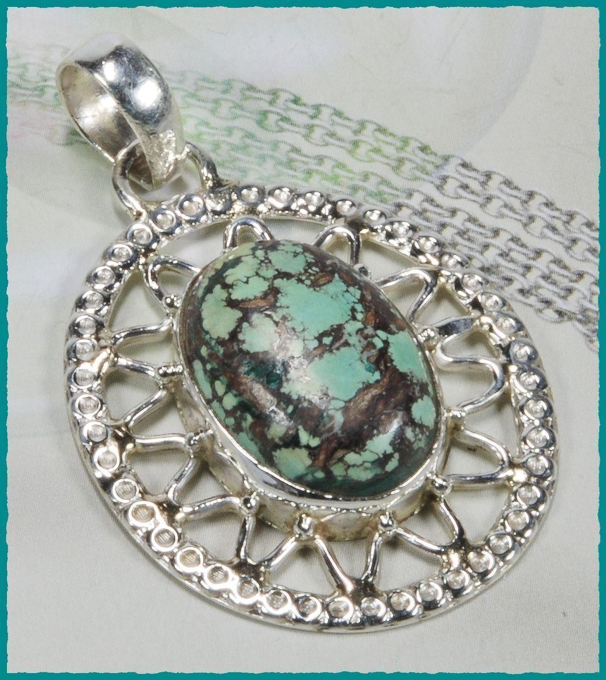 Anhänger: TURQUOISE, Türkis Anhänger 925 Silber – Neu und originalverpackt aus Oberglatt ZH von Goldfee1