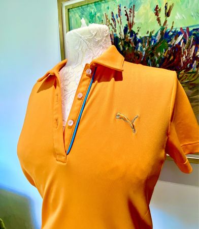 Puma Polo Shirt 🍊 orange 🍊 Neu 
