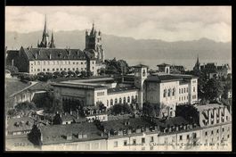 Lausanne, L'Université, la Cathédrale 