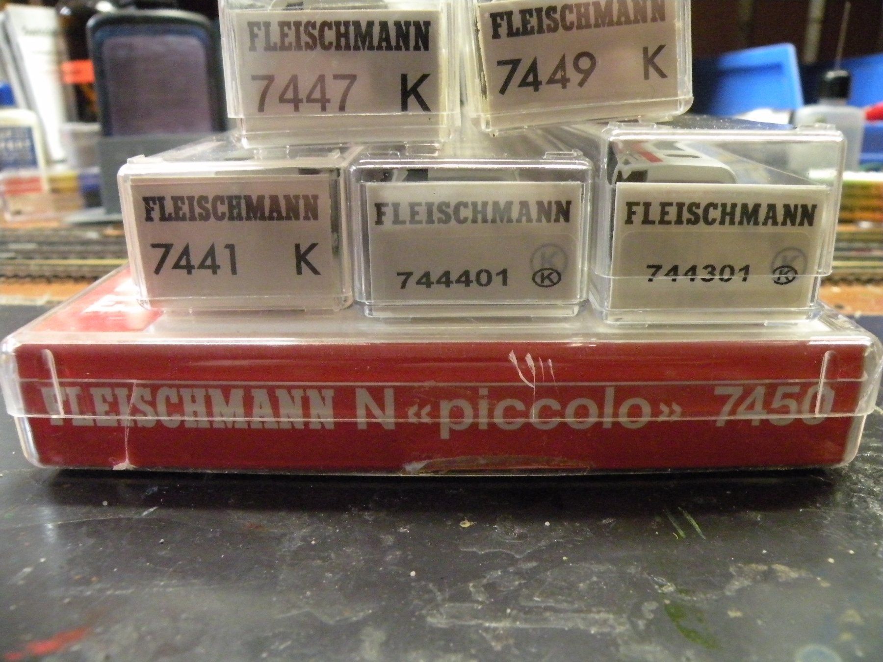 Fleischmann Modellini di ferrovie: Fleischmann N ICE 7450 InterCityExpress, komplett! – Usato da Steffisburg venduto da loki36 3
