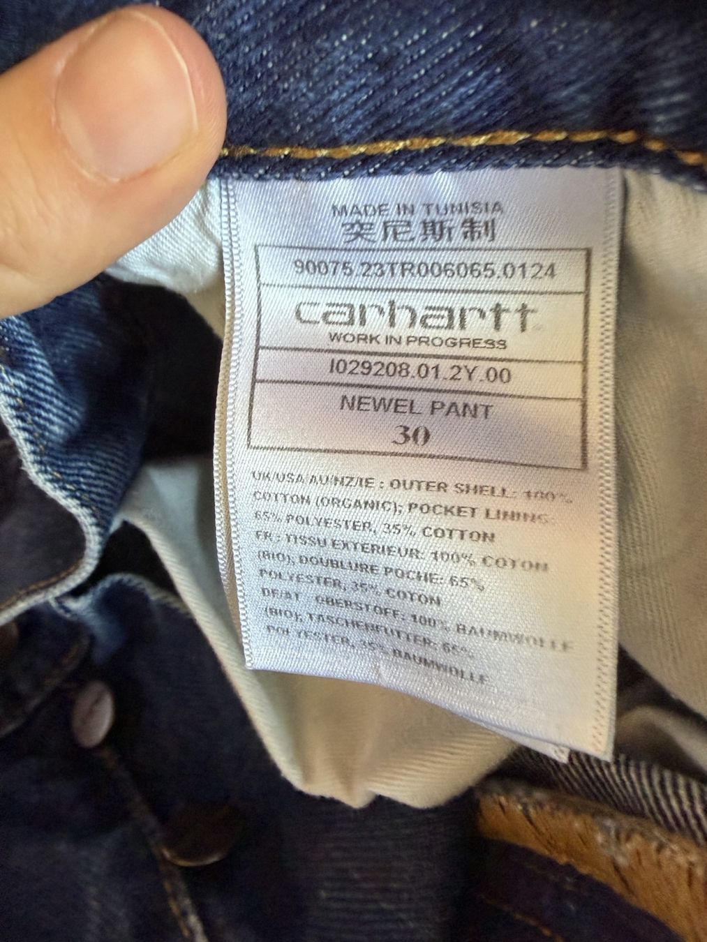 Carhartt Jeans: Jeans Carhartt Homme  – Usato da Neuchâtel venduto da SilvioTod 2