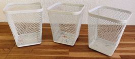 IKEA - Stifteköcher 3x weiss DRÖNJÖNS