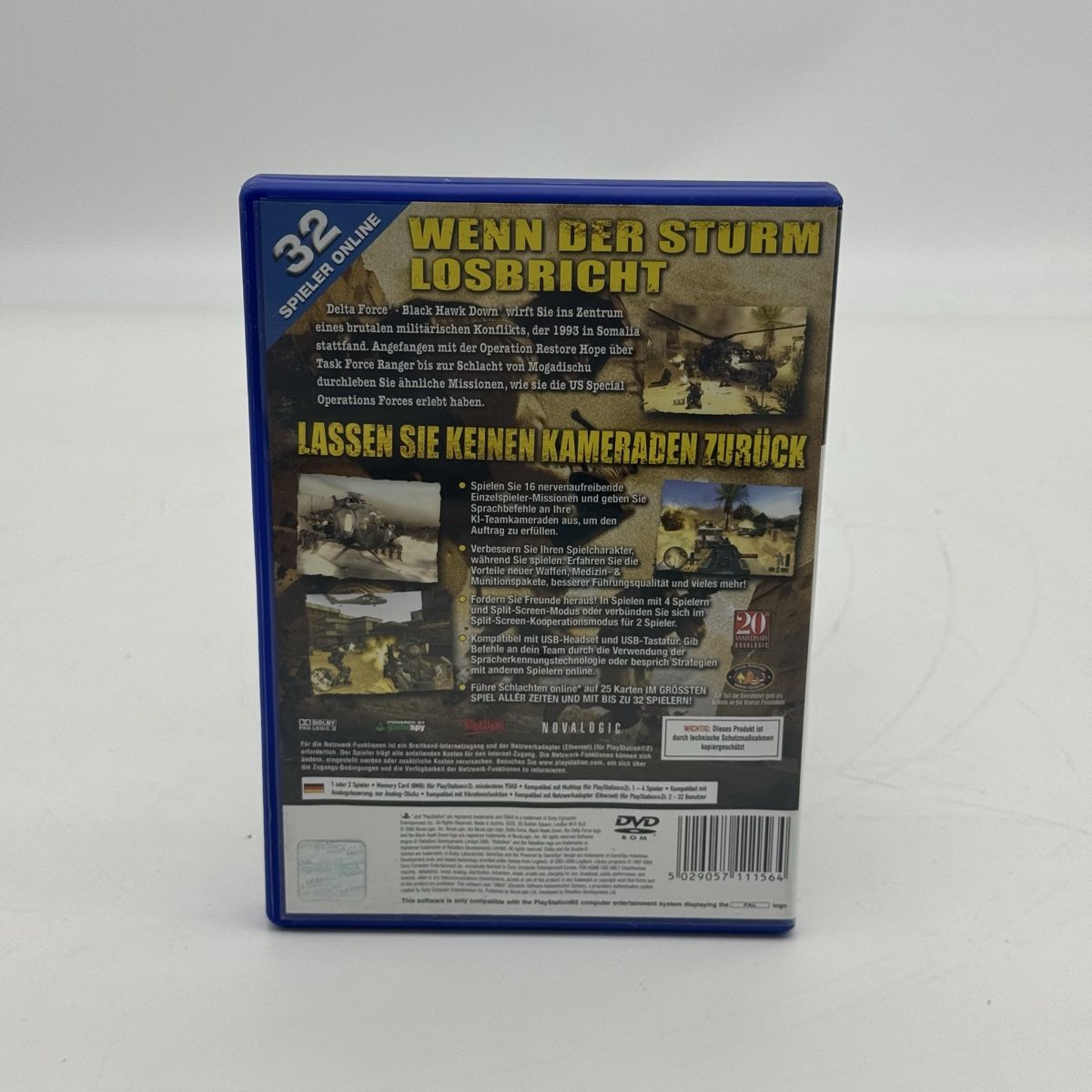 Sony Spiele: Delta Force Black Hawk Down | PS2 PlayStation 2 | PAL | Game – Gebraucht aus Kloten von Warehouse81 1