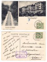 Macolin, le Grand Hôtel et le funiculaire Bienne-Macolin