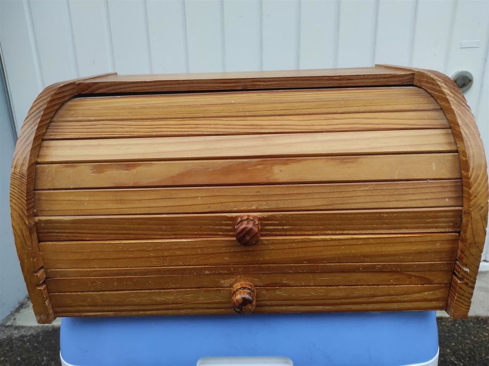 Box Storage Weißer Brotkasten Aus Holz Von Apollo - Moderner Aufbewahrungsbehälter, Große Größe Woll Box