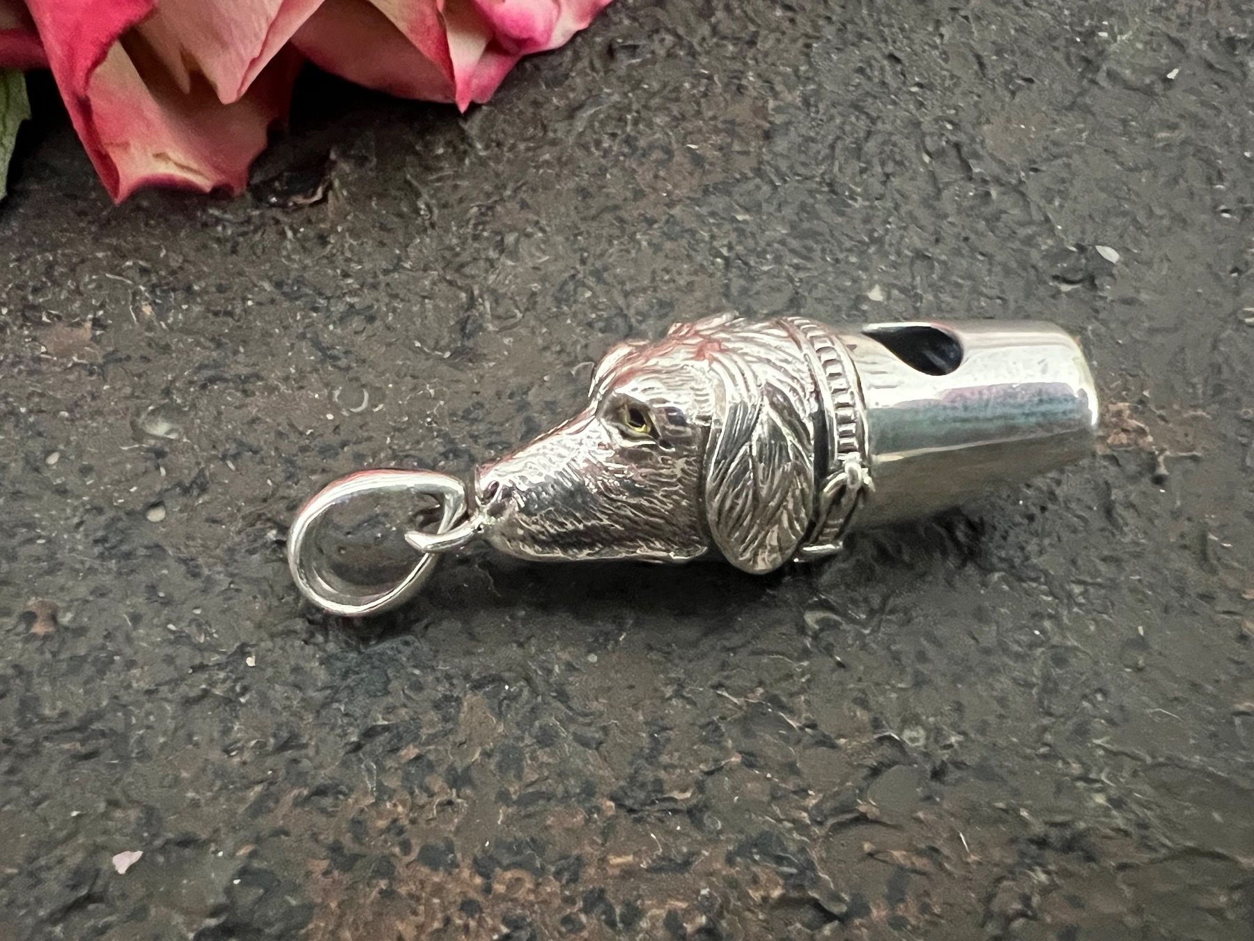 Ciondoli: Trillerpfeife Hund 925 Sterling Silber - mega – Nuovo (secondo la descrizione) da Bern venduto da Jiffy 3