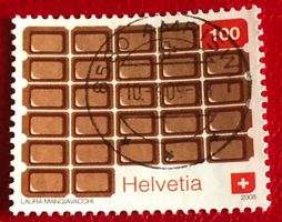 Nr.1285 Schokolade VOLLGESTEMPELT  Amriswil   
