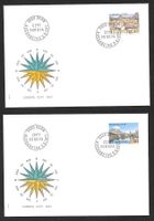 2 FDC 589-590 Serie Einzelmarken Europamarken ET 2.5.1977