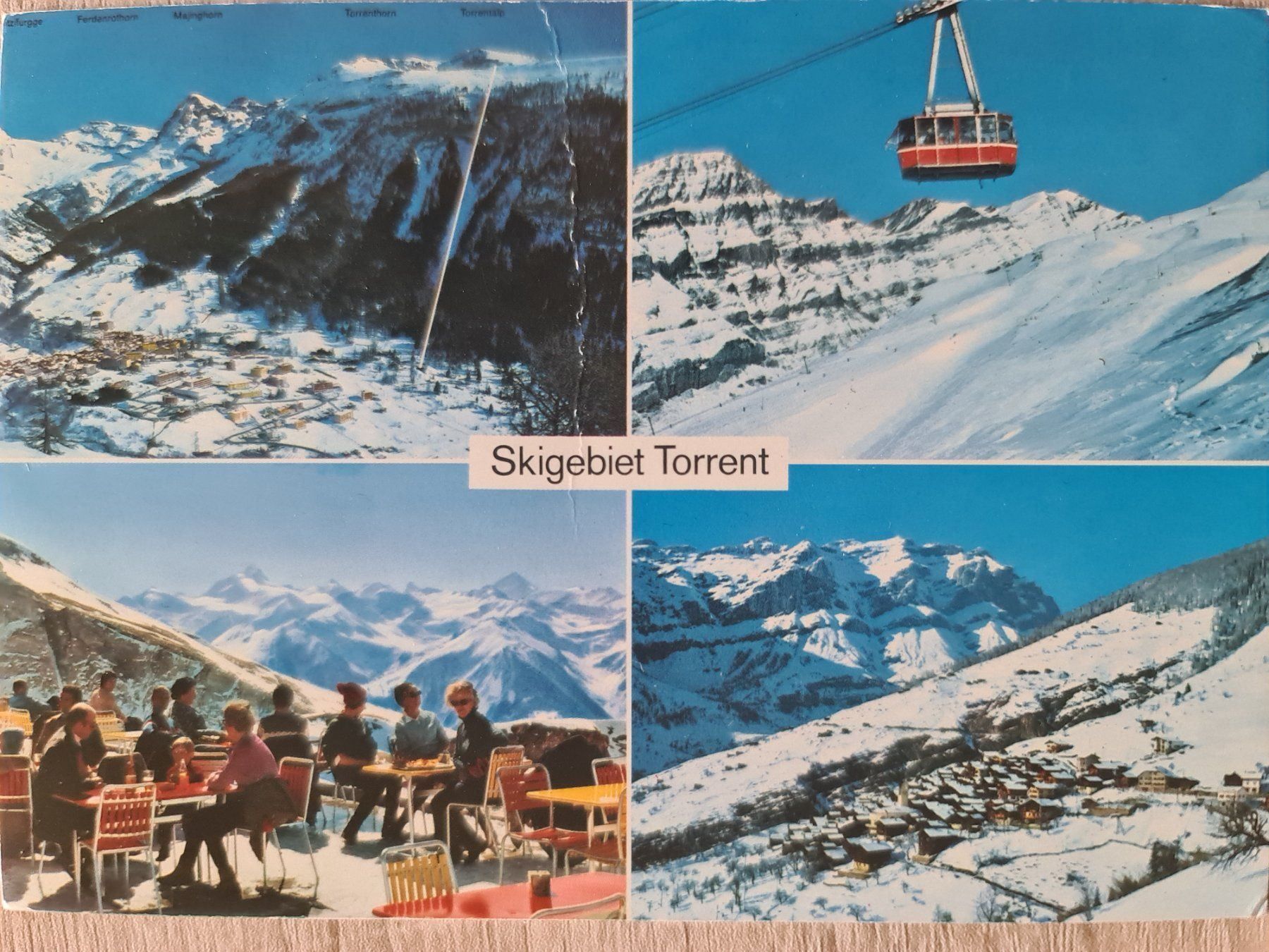 Cartoline postali: Ansichtskarte Skigebiet Torrent 1973 – Usato da Dintikon venduto da Vexi