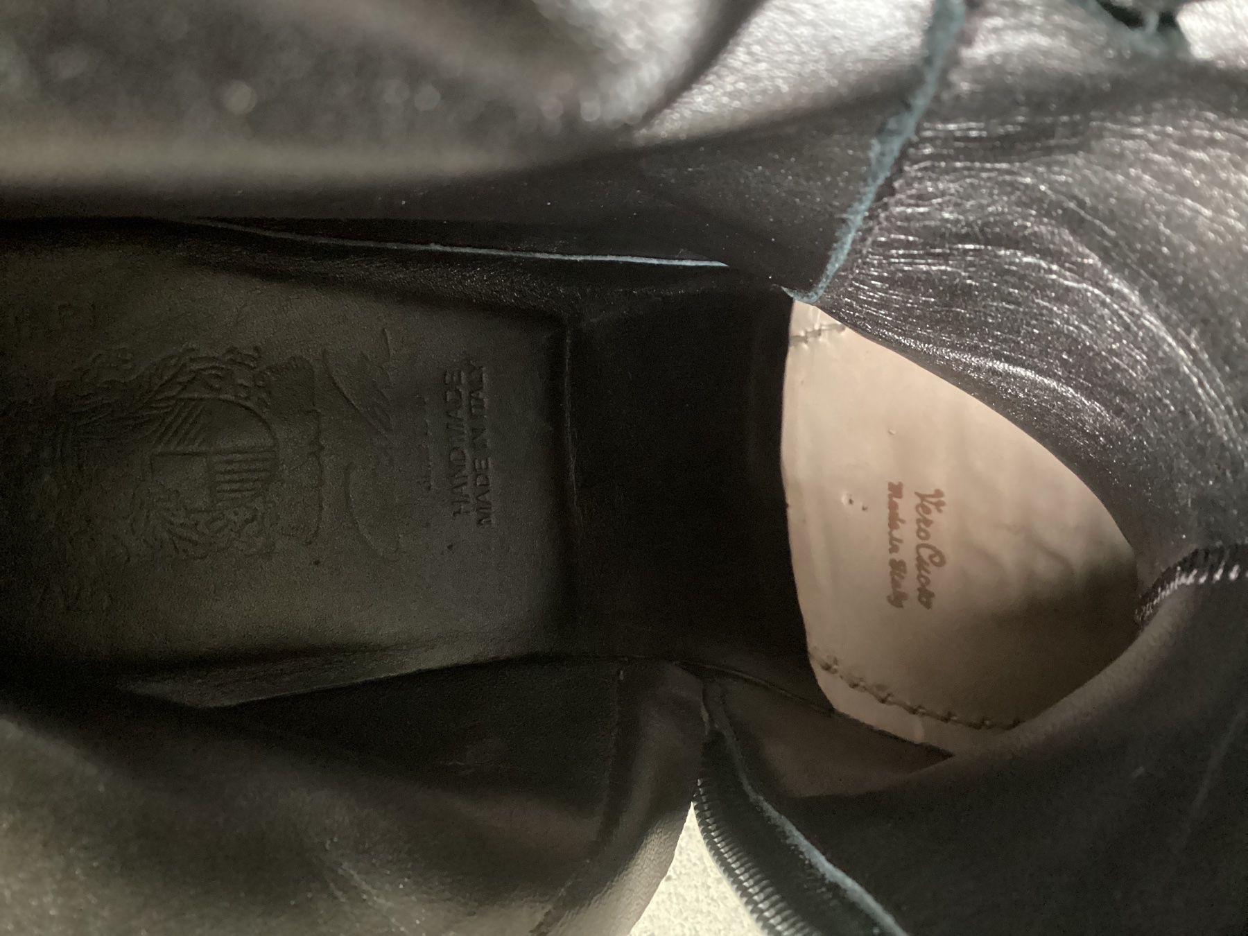 Scarpe da donna: Neue Leder Stiefelette Corvari, 41/ 42, Anthrazit, handmade – Nuovo (secondo la descrizione) da Umiken venduto da bombon01 5